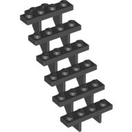 Lego schody 7x4x6, černá (4105288, 4279270)